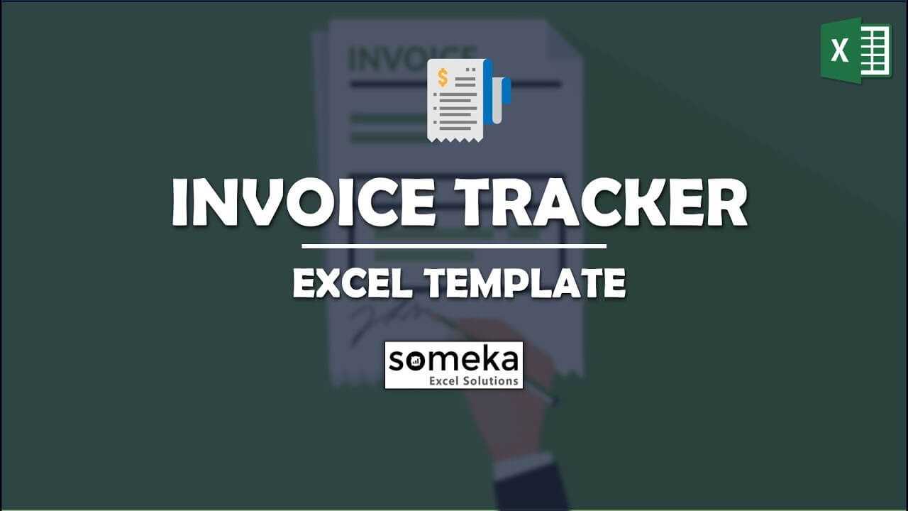 invoice tracker excel template free download