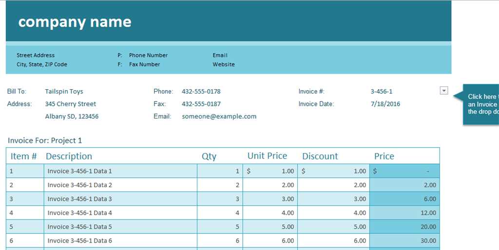 invoice tracking spreadsheet template