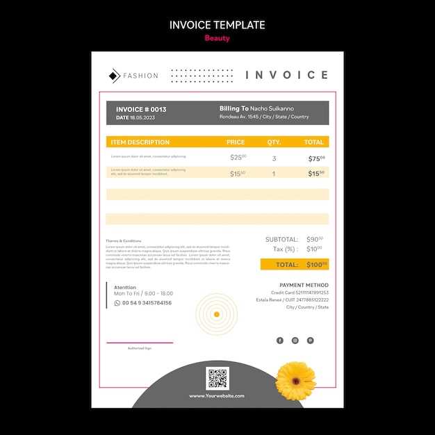 invoice with remittance slip template