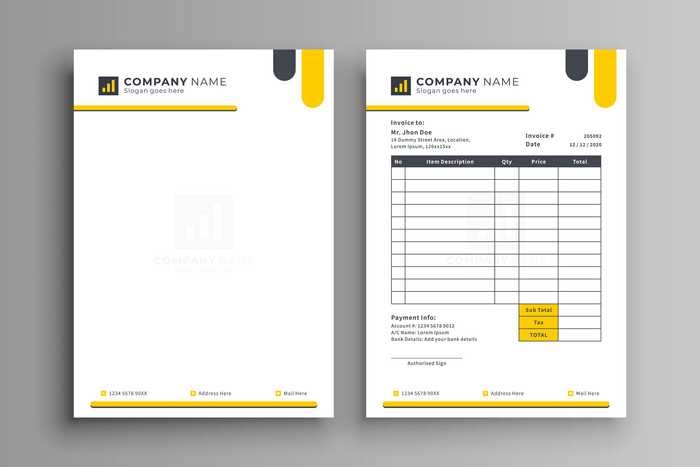 free invoice letterhead template