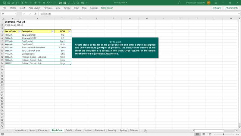 invoice with tax calculation template