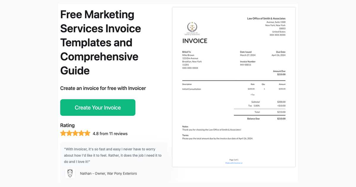 job invoice template free