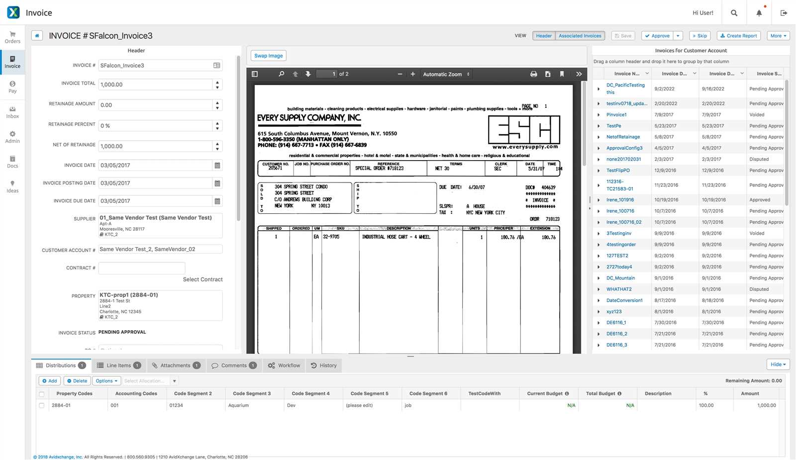 joist invoice template