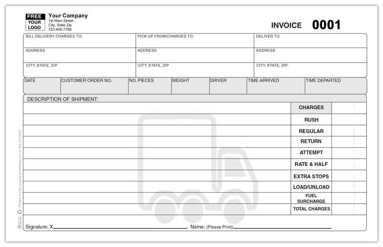 invoice fillable template