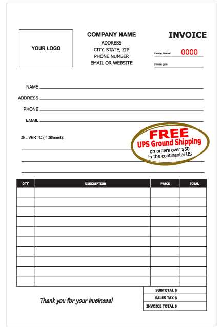 invoice receipt template