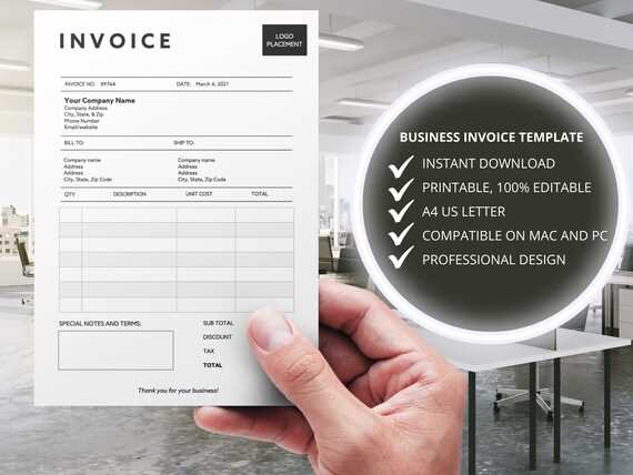 microsoft word invoice template for mac