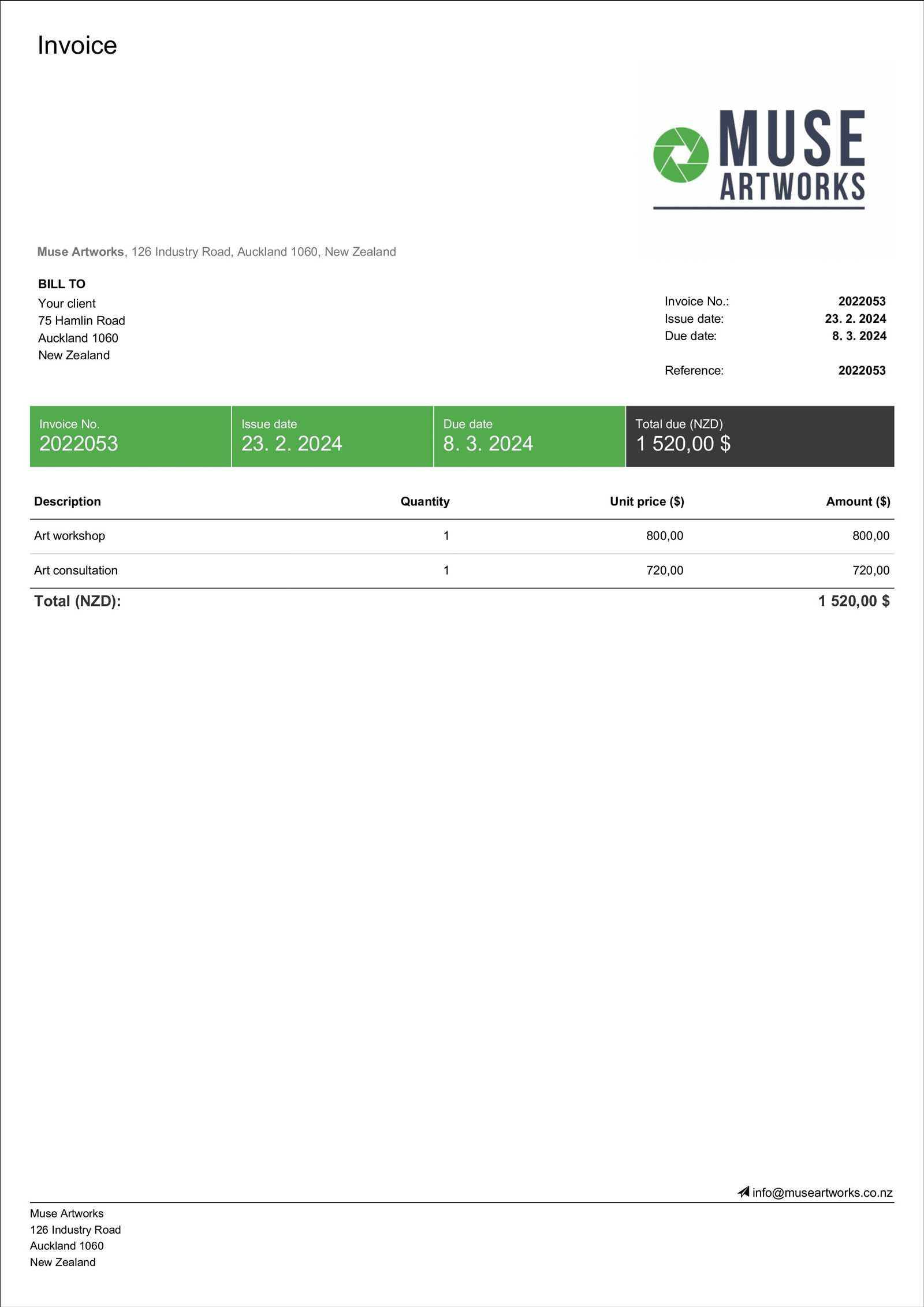 invoice uk template