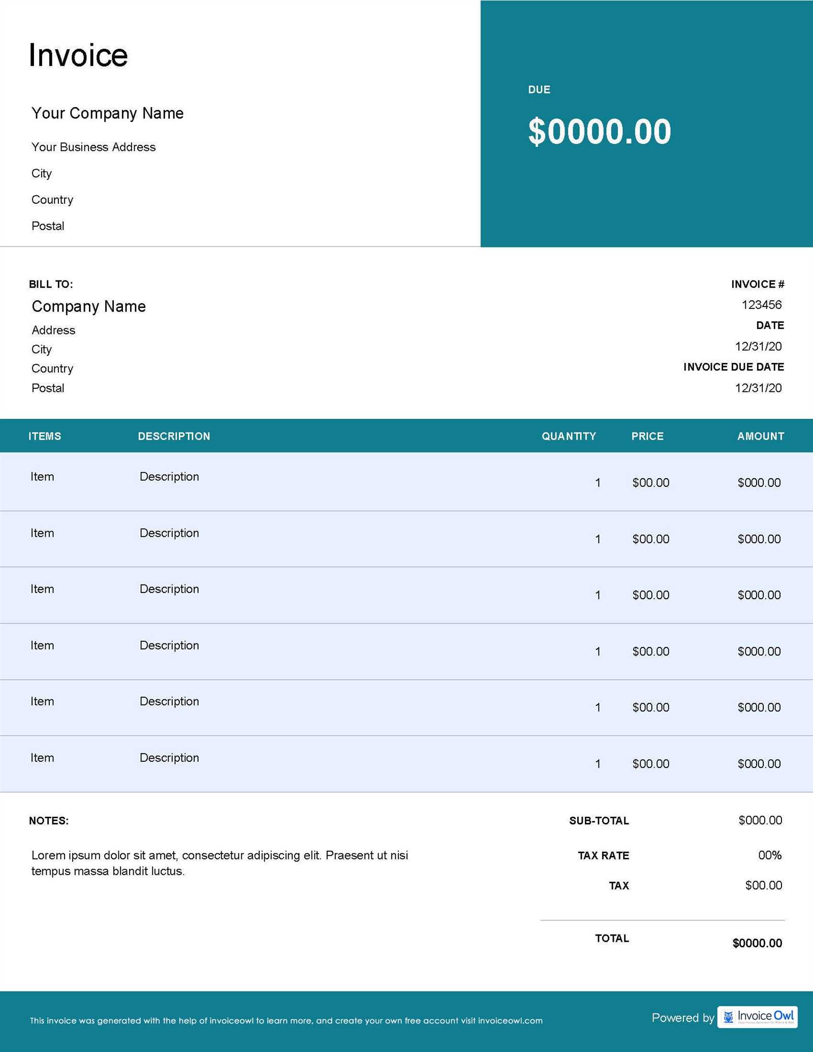 law firm billing invoice template