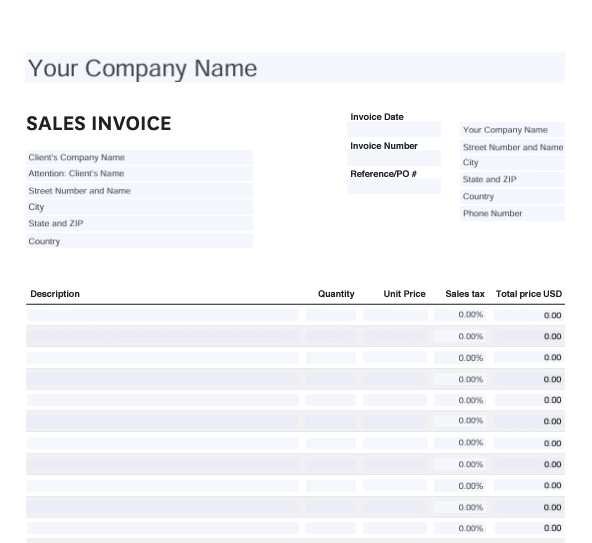 advanced invoice template xero