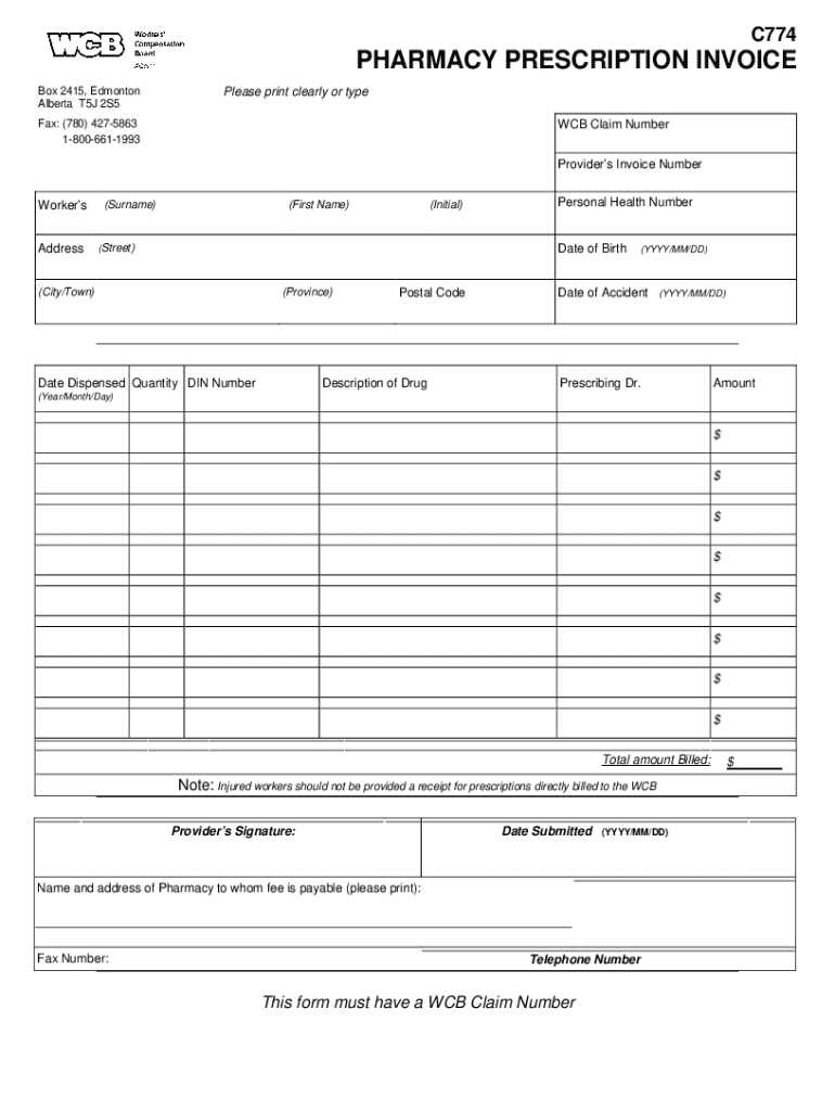 locum pharmacist invoice template word