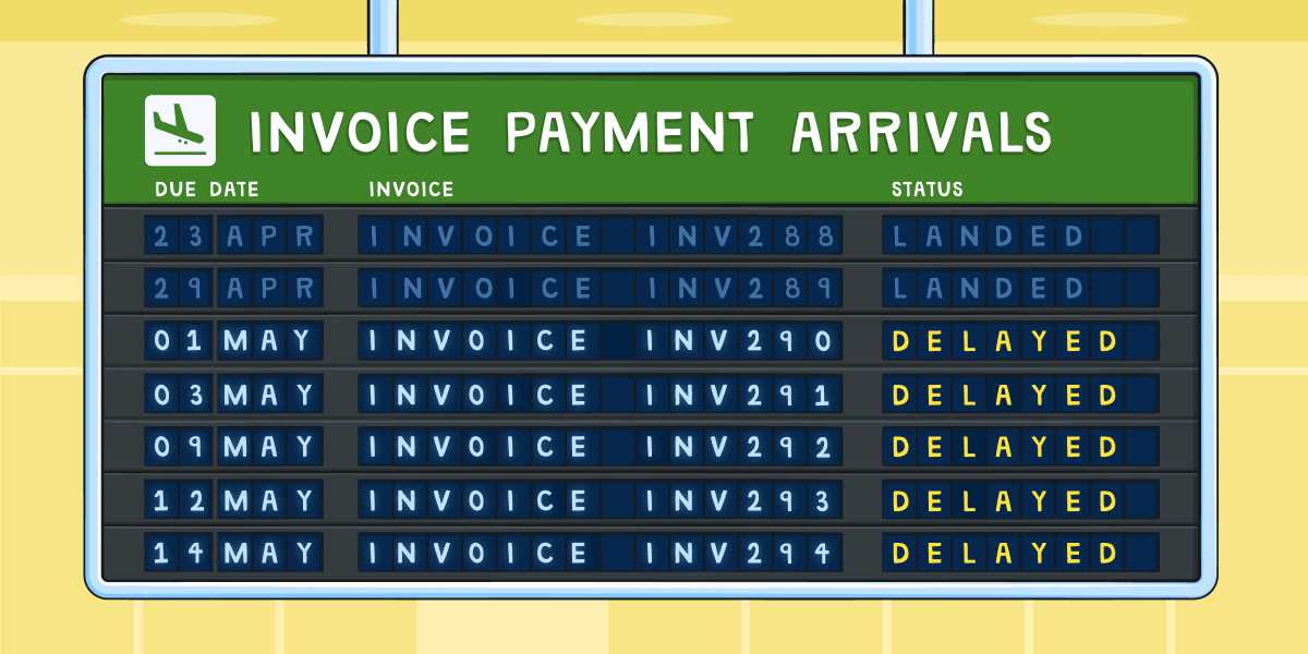 outstanding invoice template