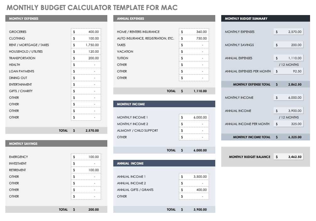 mac excel invoice templates