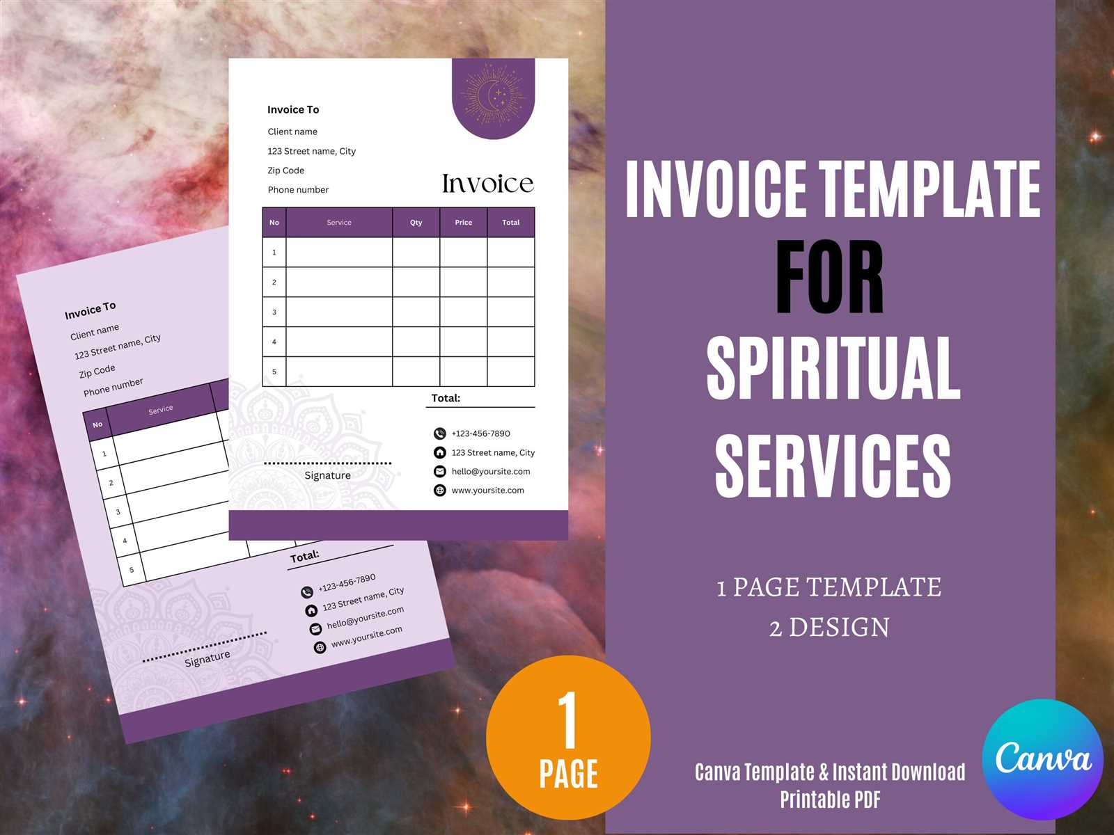 massage therapist invoice template