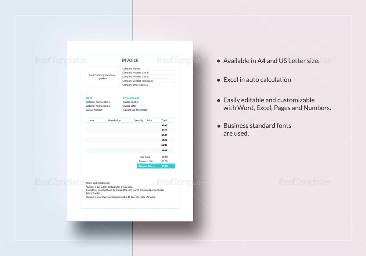 invoice template word file