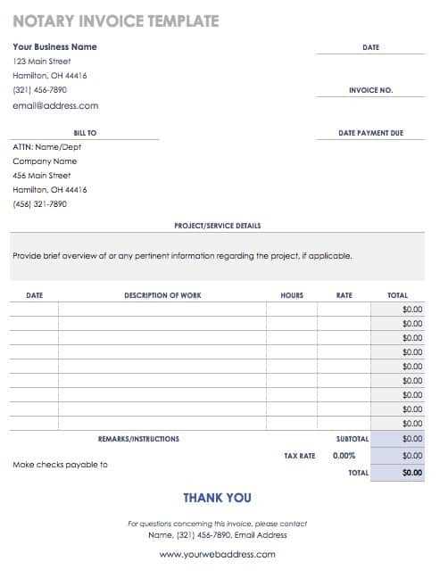 partial invoice template