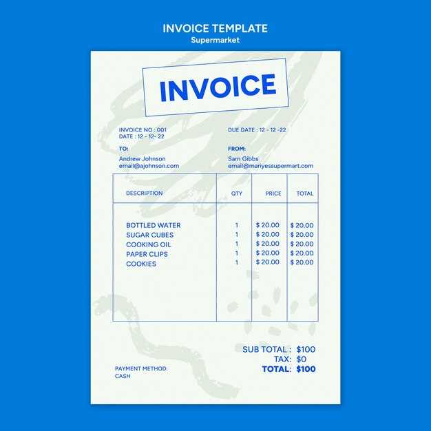 paid invoice template