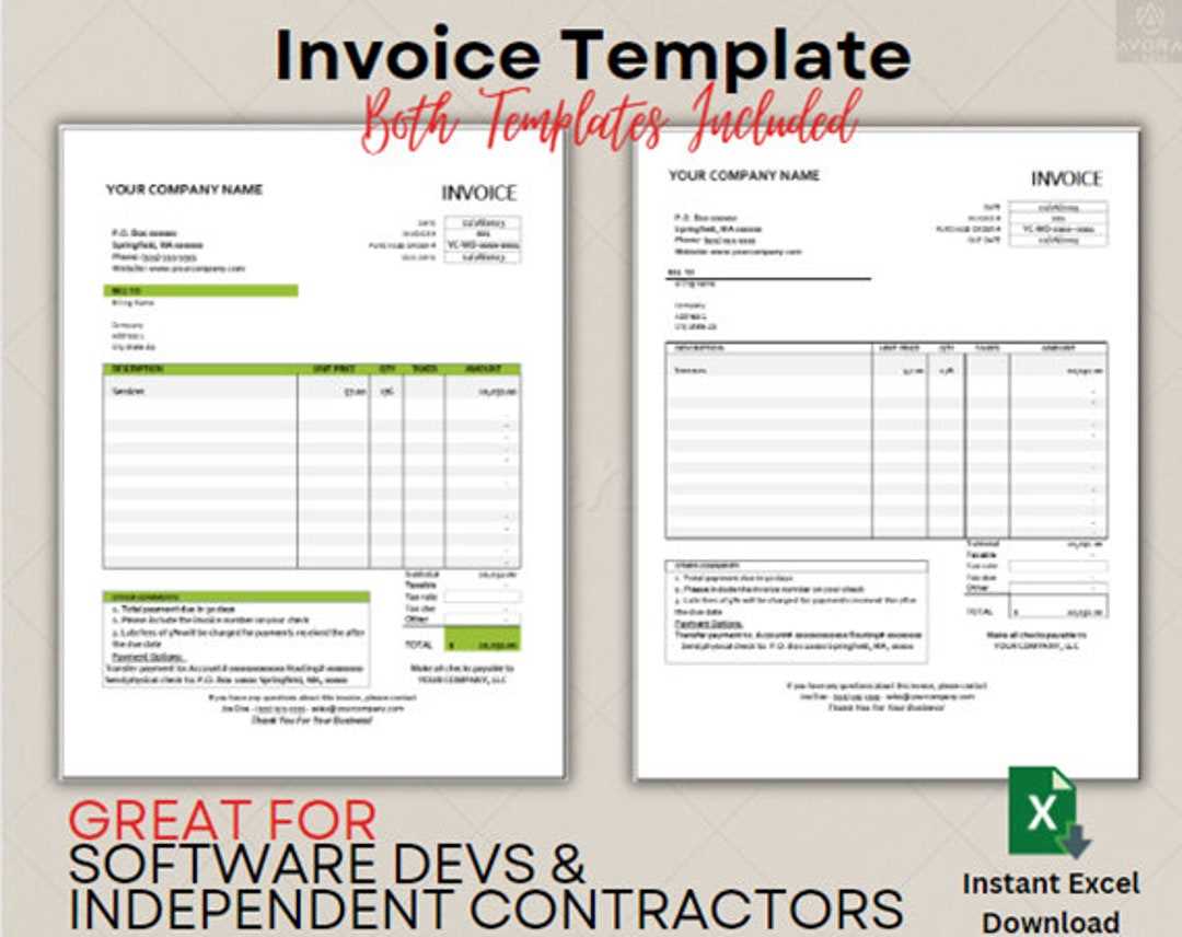 audio engineer invoice template
