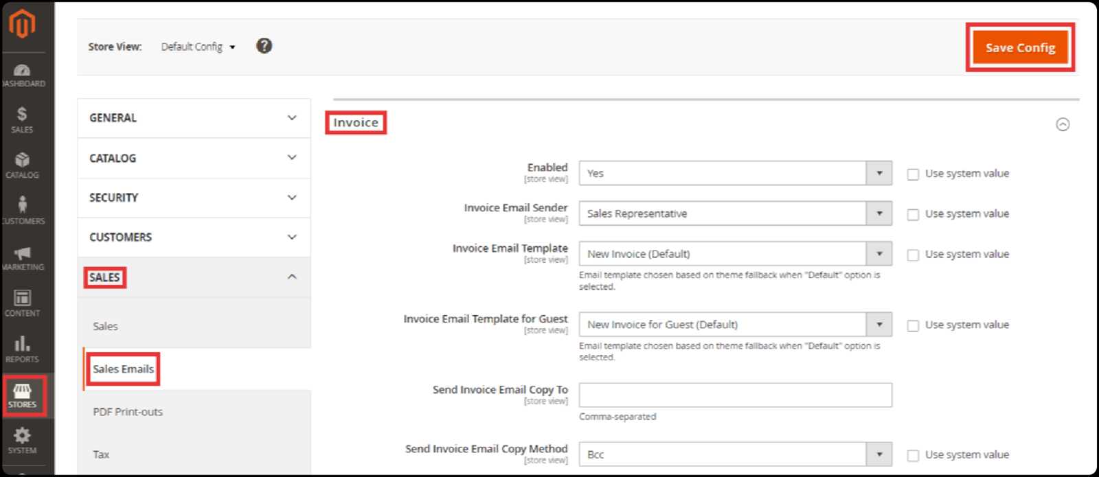 invoice email template