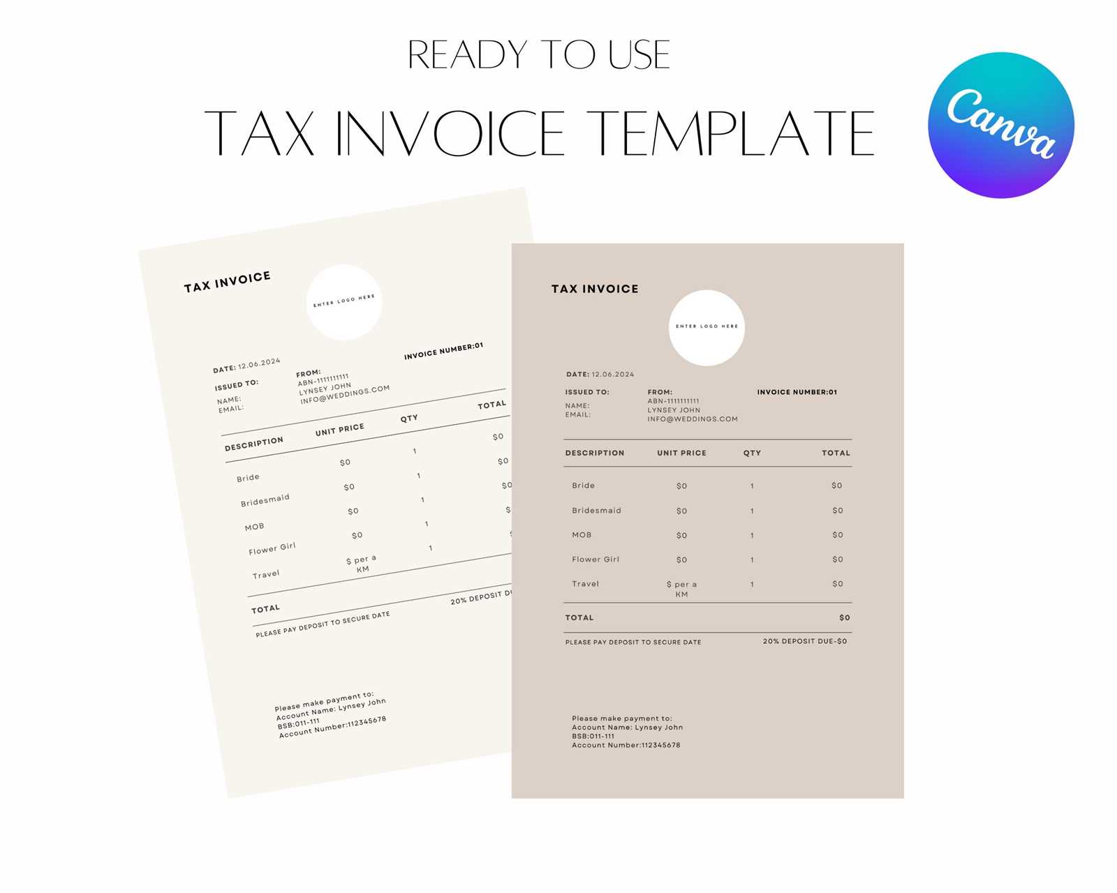 mua invoice template