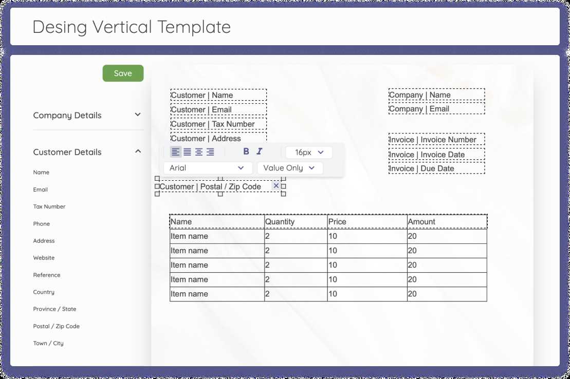 akaunting invoice template