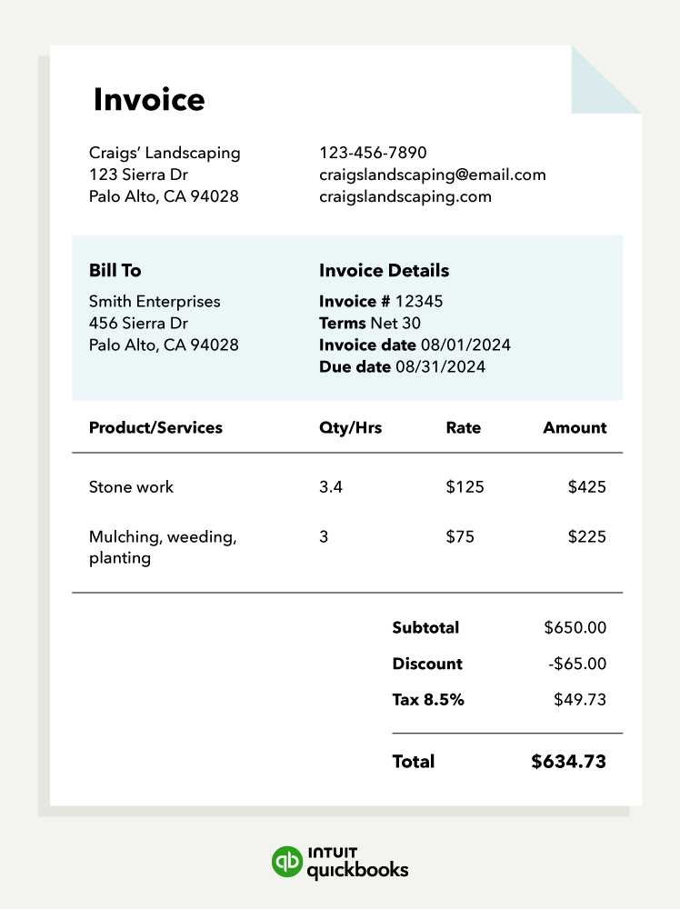 net 30 invoice template