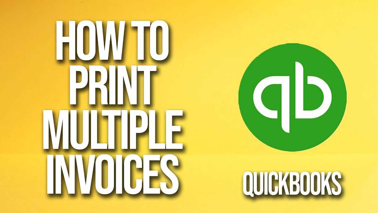 quickbooks multiple invoice templates