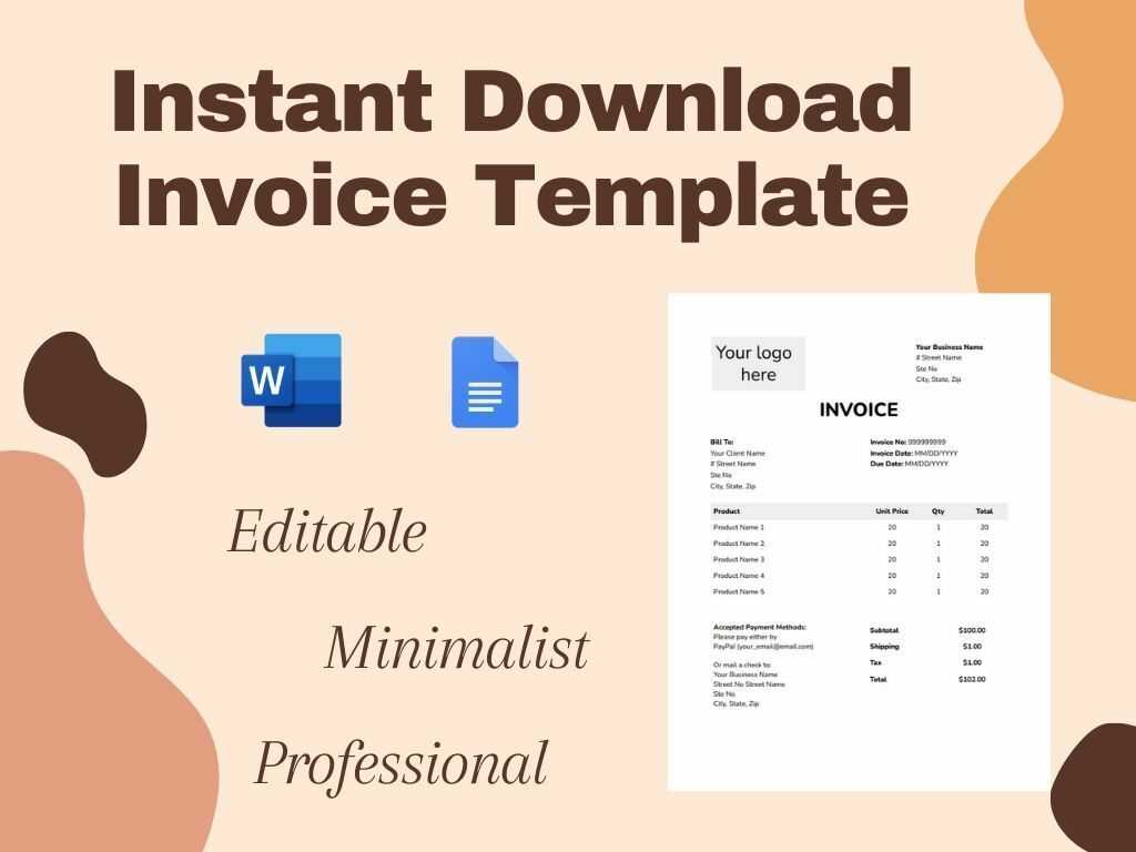 nike invoice template