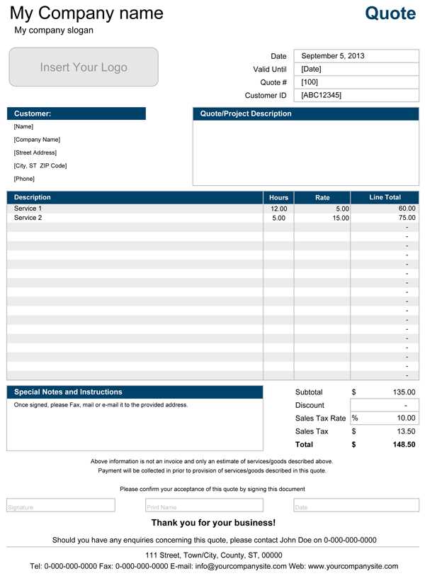 invoice template numbers mac free