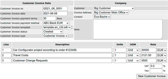 open source invoice template