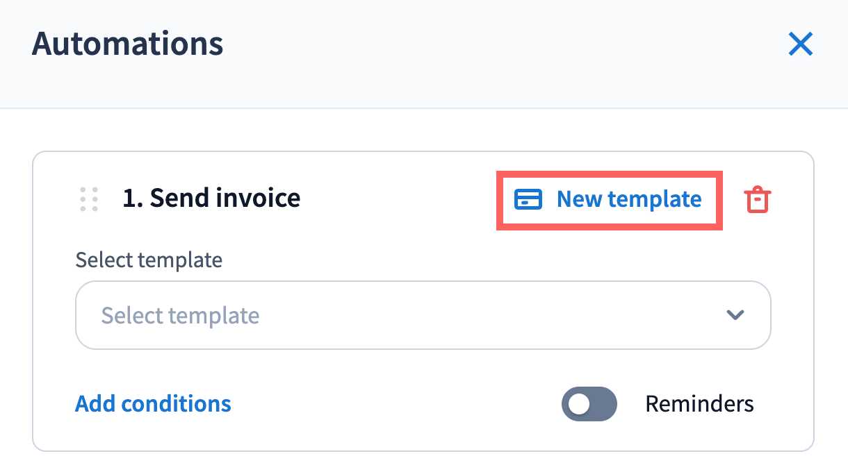 template how to send an invoice