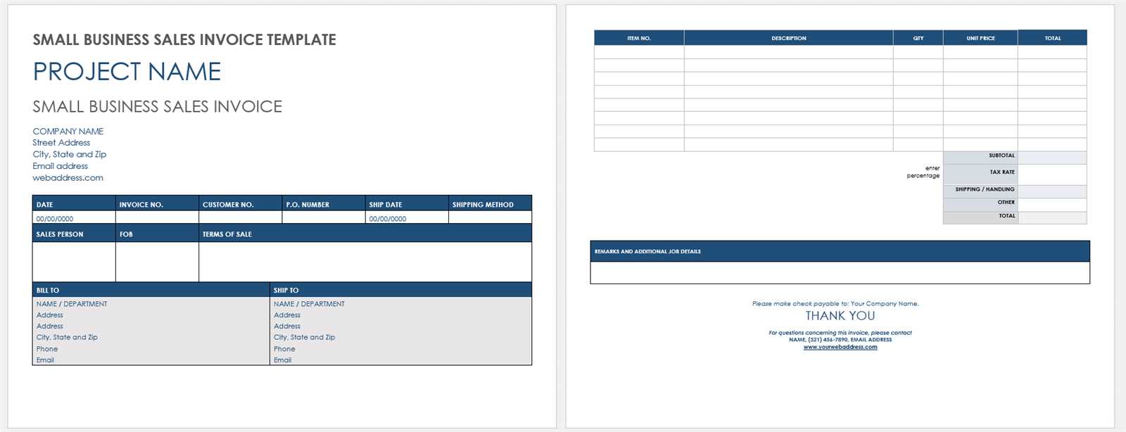 outstanding balance invoice template