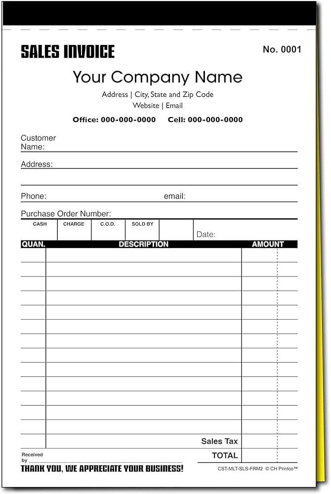 personalized invoice template