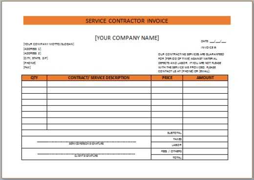 1099 invoice template