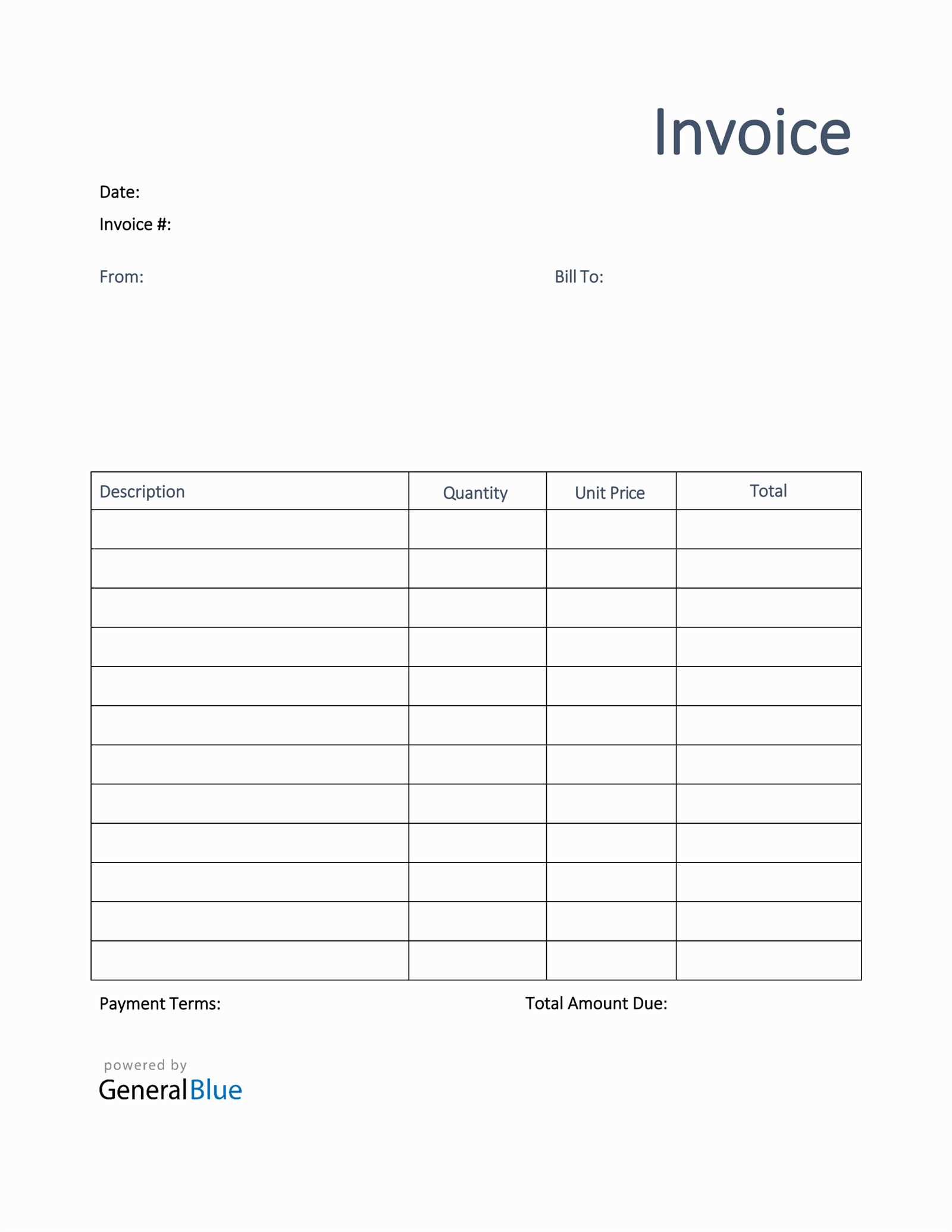 paid invoice template