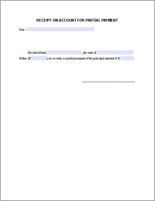 partial invoice template