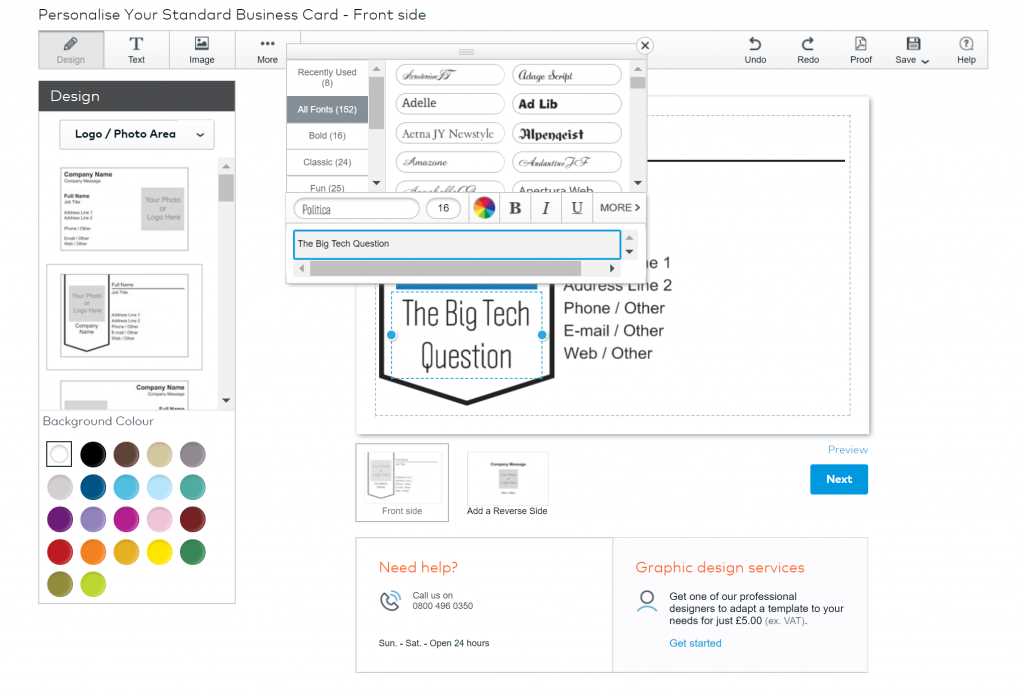 vistaprint invoice template