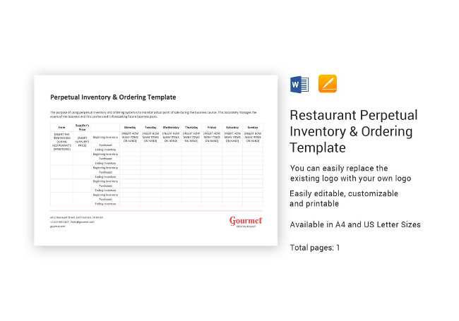 perpetual invoice template