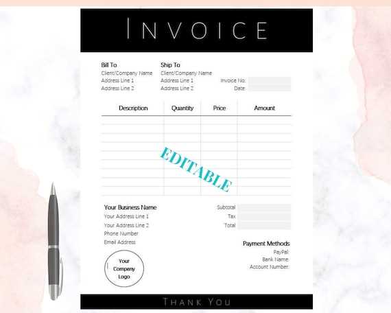 perpetual invoice template