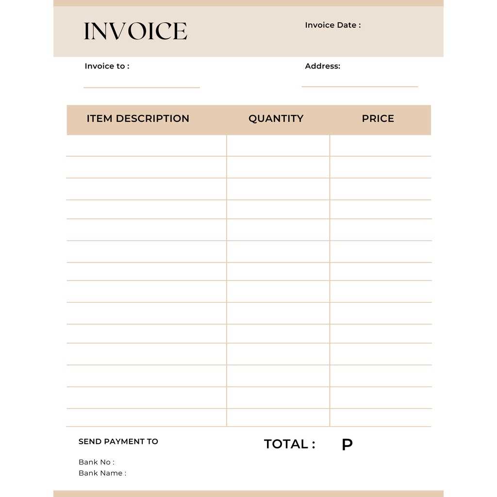 philippines invoice template