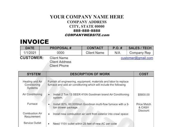 labour invoice template word