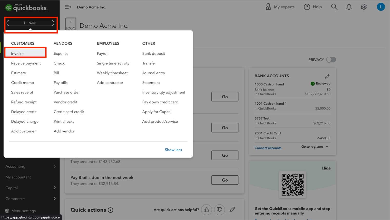 how to import invoice template to quickbooks online