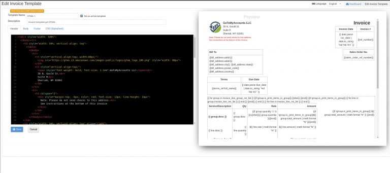 quickbooks desktop invoice templates