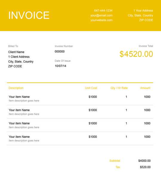 quickbooks for mac invoice templates