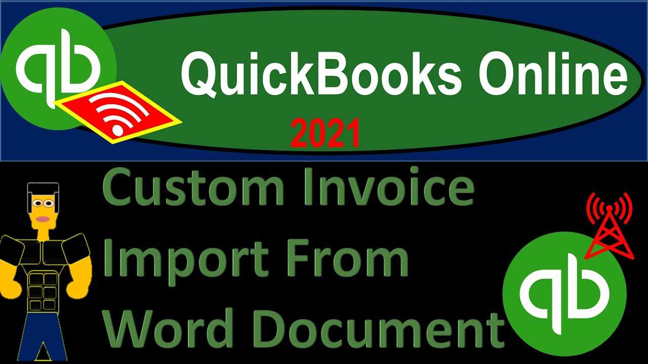 quickbooks import invoice template