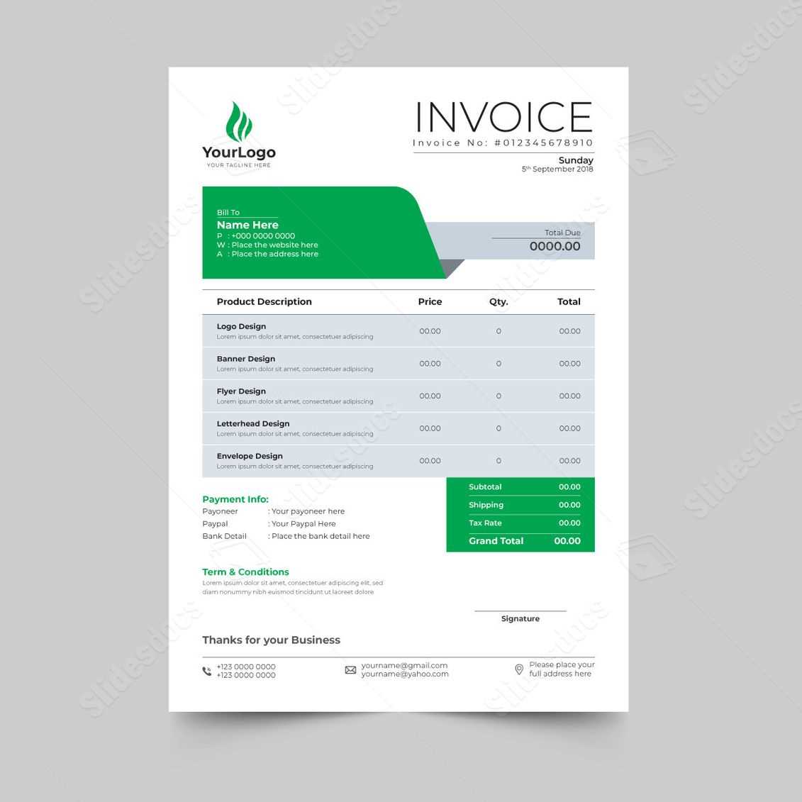 quote invoice template word