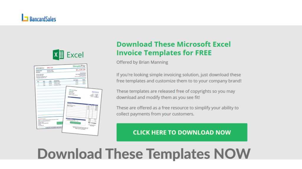 microsoft invoice templates free excel