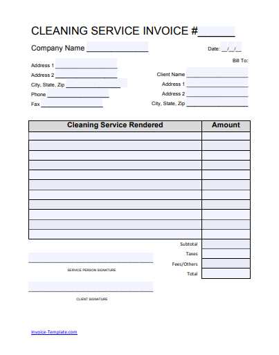 professional services invoice template free