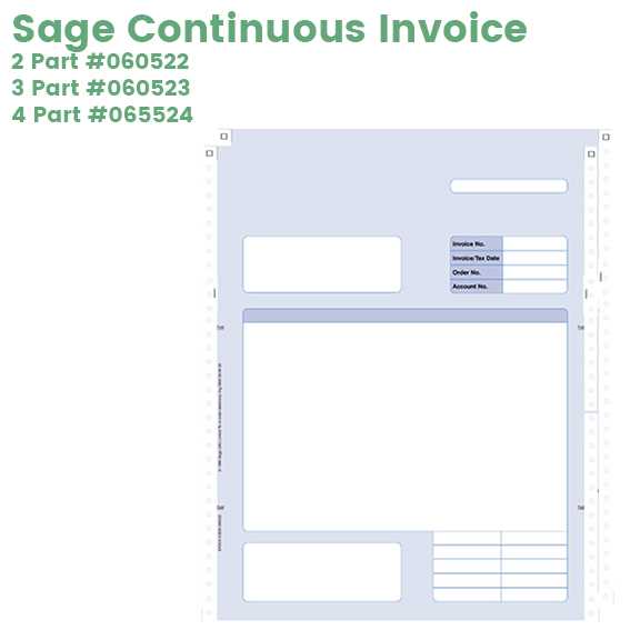 sage invoice templates