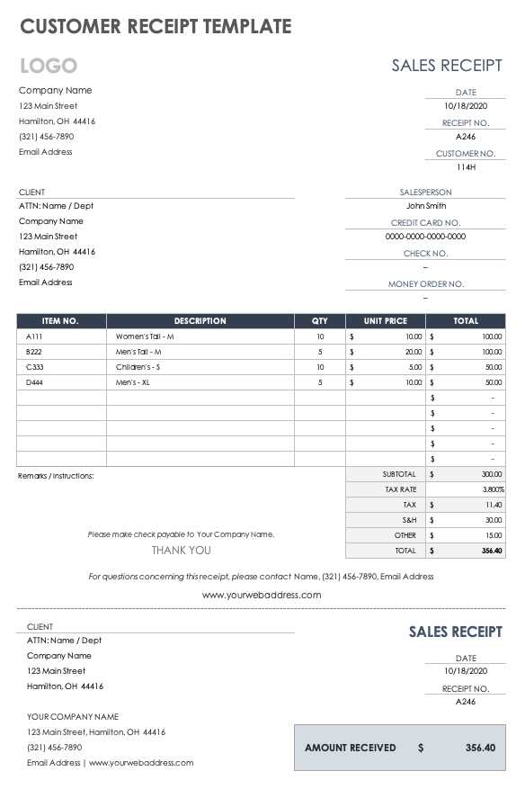 sample excel invoice template