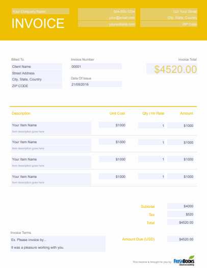 self employed cleaner invoice template free